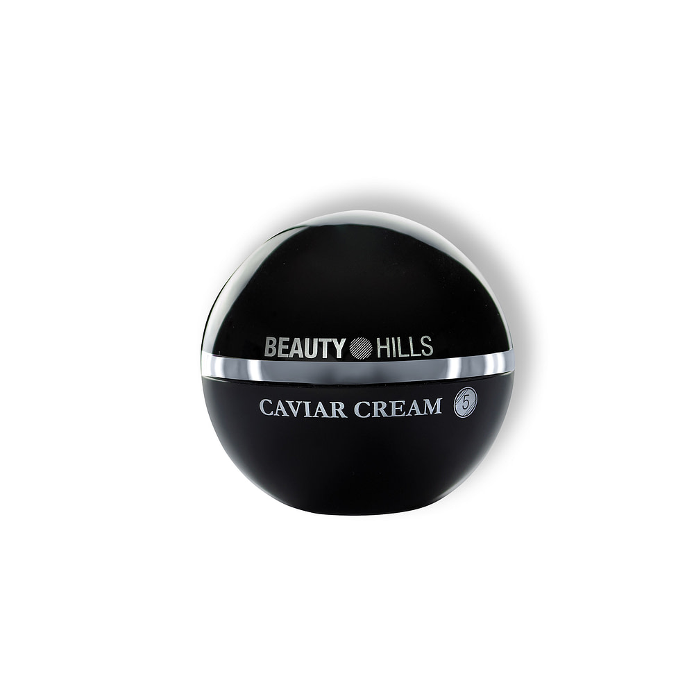 Schwarzer Tiegel der Caviar Cream Gesichtscreme
