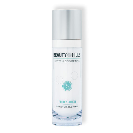 Die Purity Lotion in der Flasche